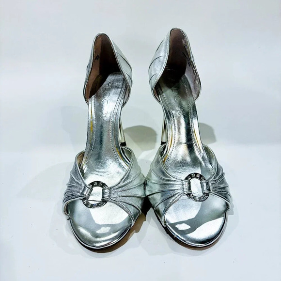 ALDO Mogalecity silver open toe sandals - Picture 3 of 9